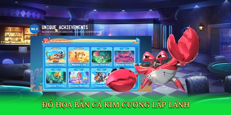 Đồ họa bắn cá kim cương lấp lánh